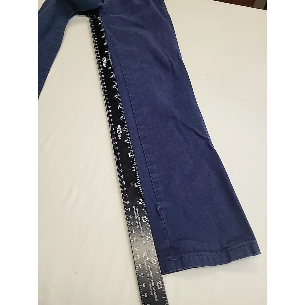 Children's Place Girls Size 8 Navy Blue Uniform Pants Adjustable Waist‎ School